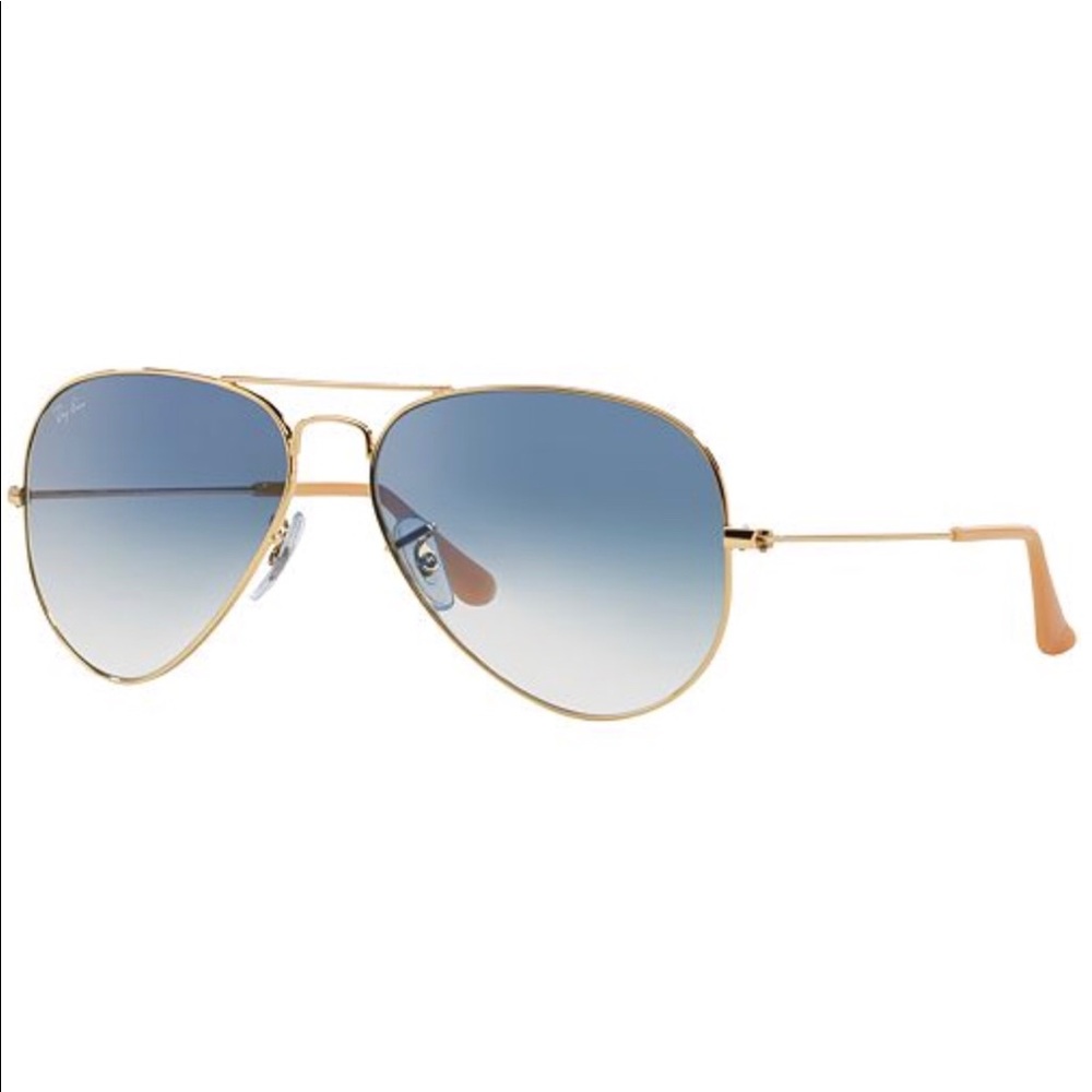Blue lens Ray Ban Aviators